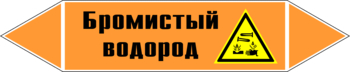 Маркировка трубопровода "бромистый водород" (k14, пленка, 716х148 мм)" - Маркировка трубопроводов - Маркировки трубопроводов "КИСЛОТА" - Магазин охраны труда ИЗО Стиль