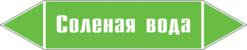 Маркировка трубопровода "соленая вода" (пленка, 252х52 мм) - Маркировка трубопроводов - Маркировки трубопроводов "ВОДА" - Магазин охраны труда ИЗО Стиль